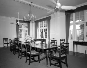 The dining room, 1962.