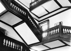 The main staircase, 1965.