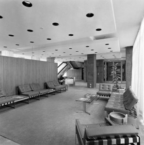 Offices entrance hall, 1967.