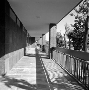Access to staff flats, 1967.