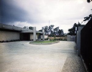 The entrance court, 1973.