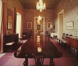 The dining room, 1971.