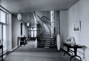 Hall and stair, 1959.