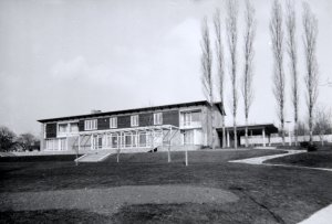 Garden front, 1959.