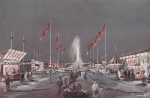 Artist's impression in the British Trade Fair prospectus, 1954.