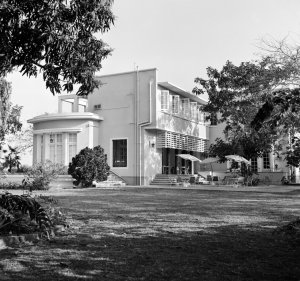 Residence garden terrace, 1964.