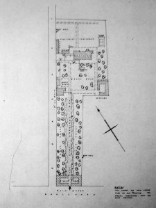 Site plan, c. 1960.