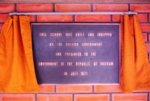 The plaque.