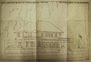 Architect Blankenberg's residence proposal, 1931. 