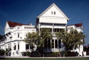 Carcosa, main front, 1980s.