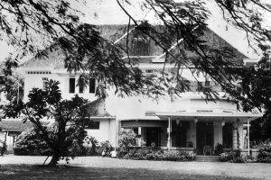 Garden front, 1964.