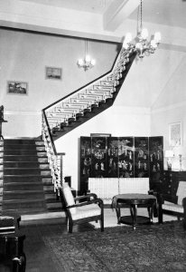 Main stair, 1964.