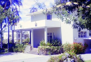 Residence entrance, 1967.
