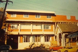 New offices under construction, 1970s.