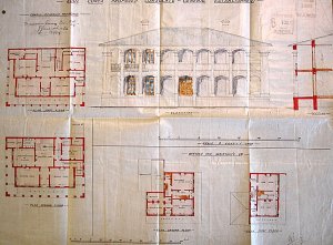 Marshall's early proposal for a new consul-general's house and Assistant's quarters, 1889.