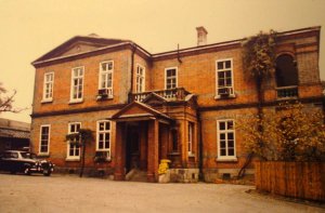 Residence entrance, 1970s.