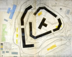 Palmer and Turner plan of staff residential accommodation at Phoenix Park, 1946.