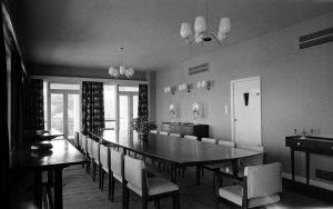 Dining room, 1956.