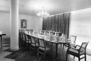 Dining room, 1962.