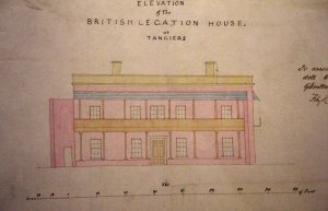 Elevation of consular house, 1863.