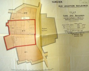 Sale document for old consular house, 1892.