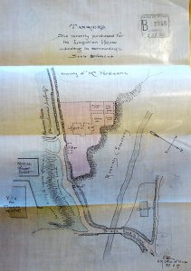 The land bought in 1889 on which to build new legation.