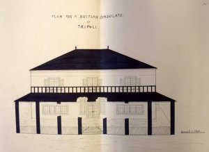 Consul Dodds' proposed new consulate, 1928 (never executed).