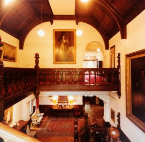 The hall, 1980s.