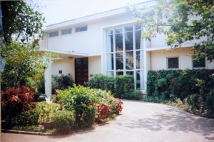 Residence entrance, 1991.